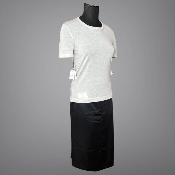 Hermes Finest Second Skin Cashmere Cloud Gray Womens Pullover Sweater EU Size 40 - Picture 8 of 14